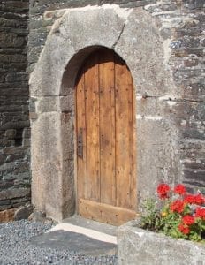 Priory Door before - Dog Friendly Holiday Brittany