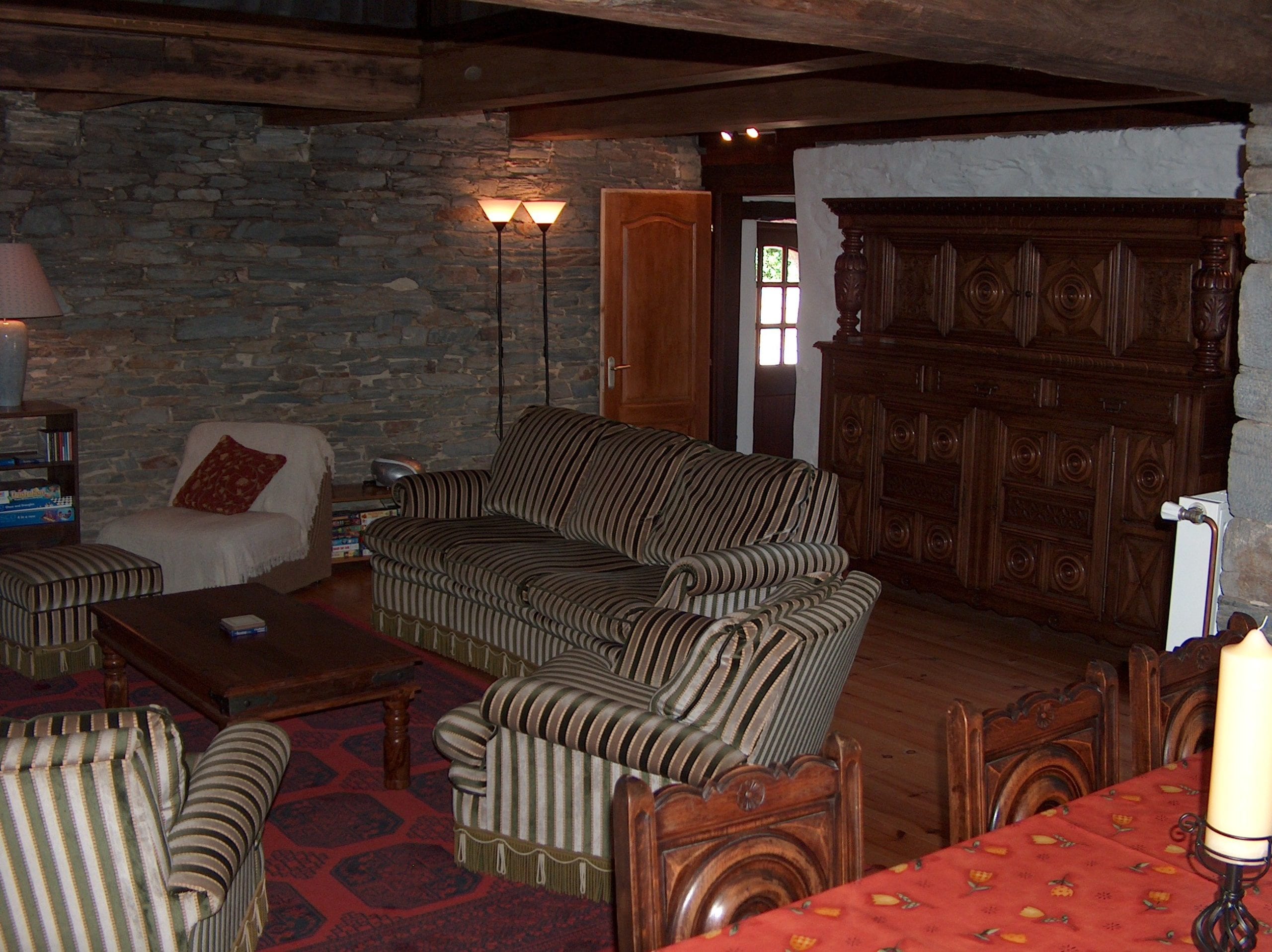 Priory Lounge Before - Holidays Cottages in France